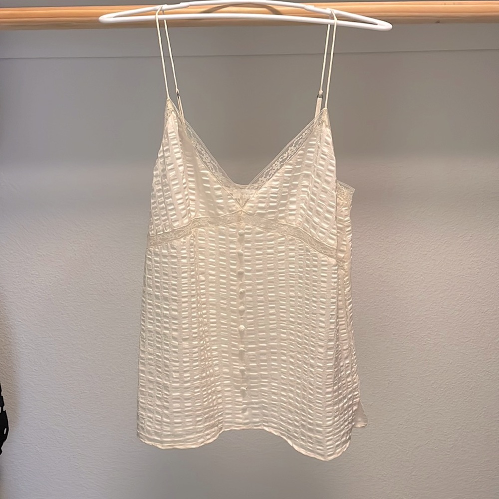 ANINE BING off white camisole